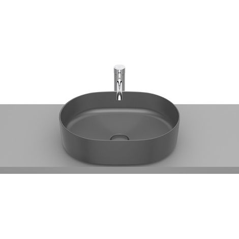 FINECERAMIC® lavabo à poser rond INSPIRA - ROCA Couleur : Onix (1/2)