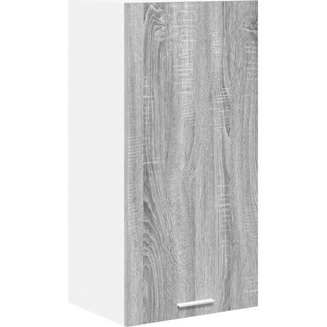 Pensile moderno per cucina stoccaggio efficiente 40 x 31 x 80 cm in legno ingegnerizzato grigio sonoma 020053302