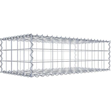 Gabiondeco - Gabion 100 cm x 30 cm x 50 cm (L x H x P). mailles 10 x 10 cm. Spirale - Made in Germany (1/5)