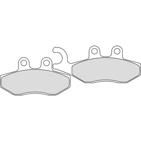 Plaquette de frein Semi-Métal Eco-Friction Route - R90