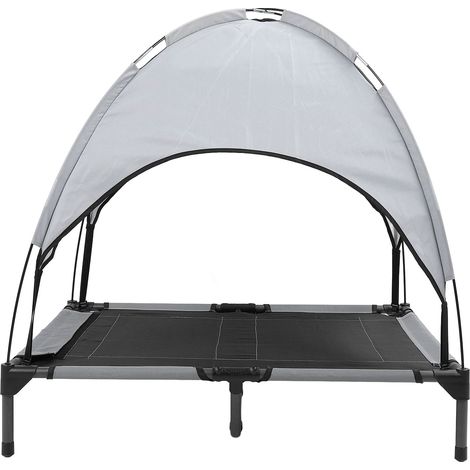 Lit surélevé pour animaux de compagnie avec auvent en tissu Oxford, lit rafraîchissant surélevé, tente Portable pour chien, extérieur résistant aux rayures L (1/5)