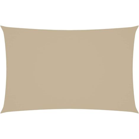 Maison Exclusive - Parasole a Vela Oxford Rettangolare 2x5 m Beige (1/5)