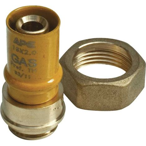 RACCORDO CONICO CON GIRELLO APE 16x3/4
