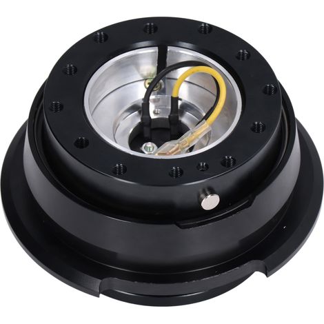 Kit de démontage rapide volant 6 trous en acier universel, adaptateur moyeu direction pour tuning auto, pièce de rechange véhicule (1/5)
