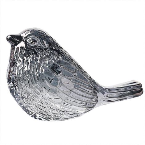 Oiseaux en verre soufflé, figurines de collection, oiseaux en cristal, cadeaux pour les amoureux des animaux, figurines en verre pour la décoration de table et d'intérieur. (1/5)