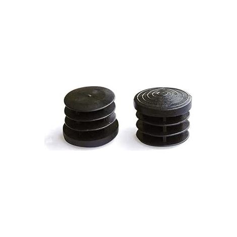 PUNTALI INTERNI ALETTATI TONDI NERO 35 MM