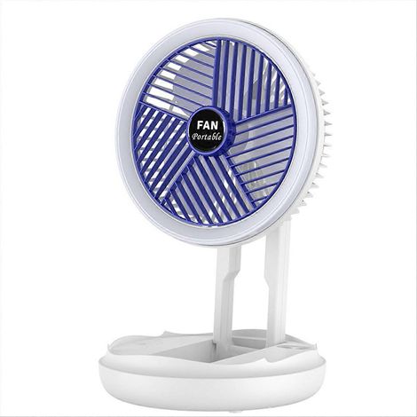 Ventilateur de table pliable rechargeable par USB, ventilateur mural ou suspendu au plafond (1/5)