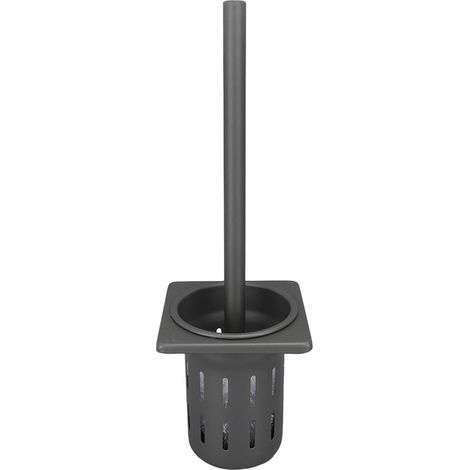 Support mural pour brosse de toilette en aluminium spatial, ensemble de brosses de toilette, suspension pratique, nettoyage efficace, style 2 (1/4)
