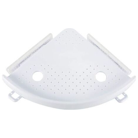 Étagère d'angle de salle de bain, étagère de douche à ventouse, étagère de rangement de salle de bain, support mural d'angle, shampoing, douche, support de rangement de cuisine, organ (1/3)