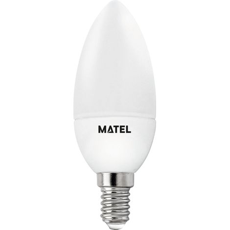 Lampadina a candela LED neutra Matel 5w E14 (3 intensità) (1/2)