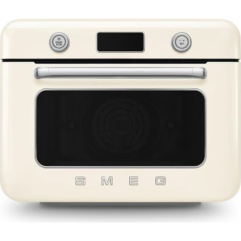Smeg cof01creu forno combinato a vapore da appoggio panna, lucido estetica 50's style (1/5)