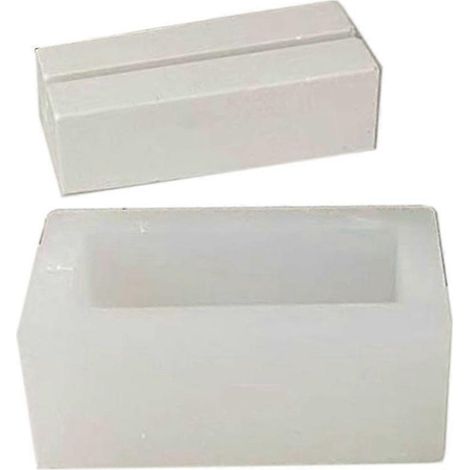 Moules de rangement pour porte-cartes de visite, moules en silicone pour la fabrication de bijoux et résine époxy