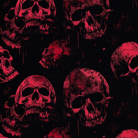 Tela decorativa para exteriores Oxford - Motivo de calavera I DX4210 (1/5)