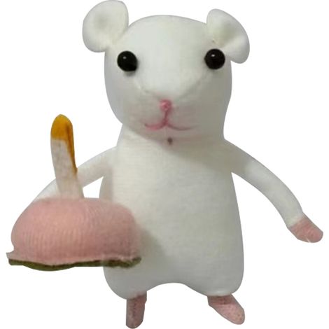Souris d'Halloween avec citrouille (style peluche D) (1/2)