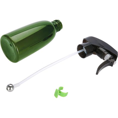 Vaporisateur rechargeable en plastique pour coiffure, bouteille de brumisation professionnelle pour salon de coiffure (Vert foncé) (1/5)