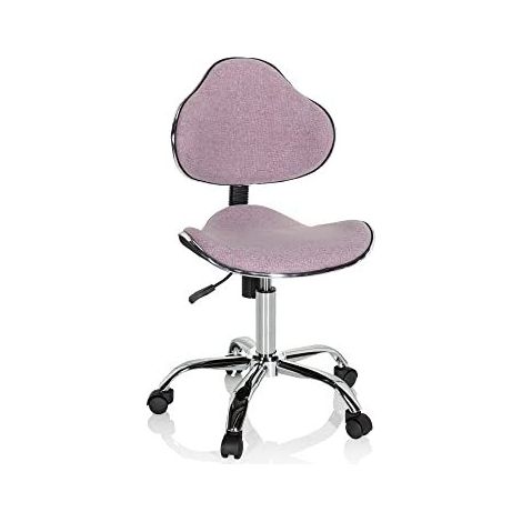 Chaise pour enfant / Chaise de bureau pour enfant KIDDY GTI-3 Tissu Rose hjh OFFICE