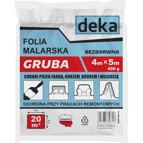 Pellicola trasparente spessa per pittura 45 m 450 g - D-300-0215