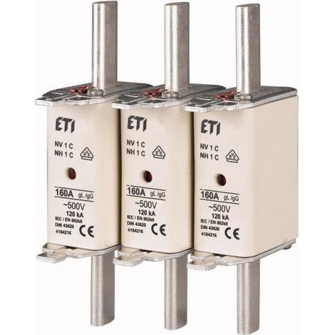 Cartouche fusible NH1 63A 500 V gL/gG EATON Z-NH-1/63