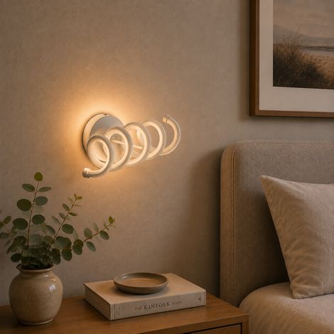 Lampada da parete a LED 10W 765Lm 4200ºK Spring-1 40.000H [HO-WL-SPRING-1-10W-W]