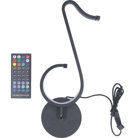 Fernbedienungs-Musiklampe RGB-Licht in Notenform, romantische Nachttischlampe fürs Schlafzimmer (1/5)
