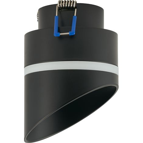 Spot encastré rond noir alu VIS GX53 IP20 Nowodvorski (1/5)