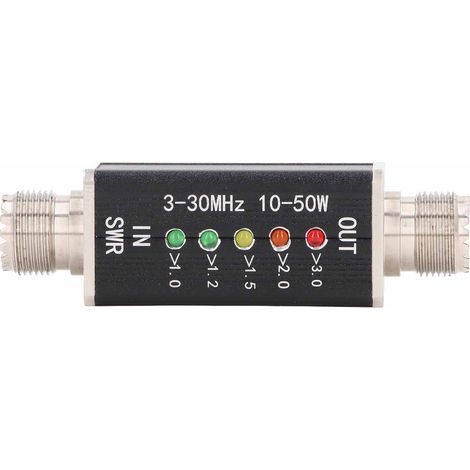 Misuratore SWR 5-100W LED Mini per onde corte per antenna radio (1/4)