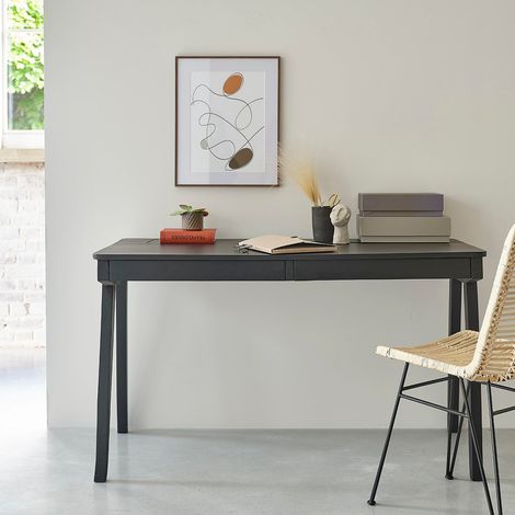 Bureau en manguier massif 130 cm (1/5)