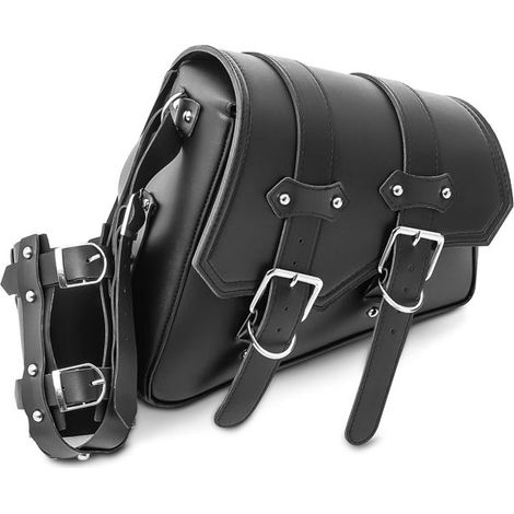 Seitenreiter-Tasche für Custom-Motorrad Craftride SB5 rechts schwarz