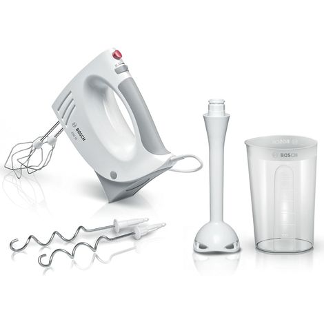 MFQ3540 – Batteur polyvalent avec plusieures accessoires – Puissance de 450 W – Couleur : Blanc/Gris (1/5)