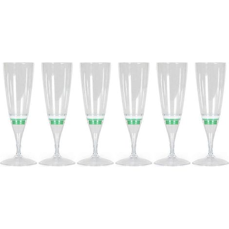 6 Pièces Verres à LED Colorés pour Champagne, Bière ou Vin - Effets Lumineux Festifs (1/4)