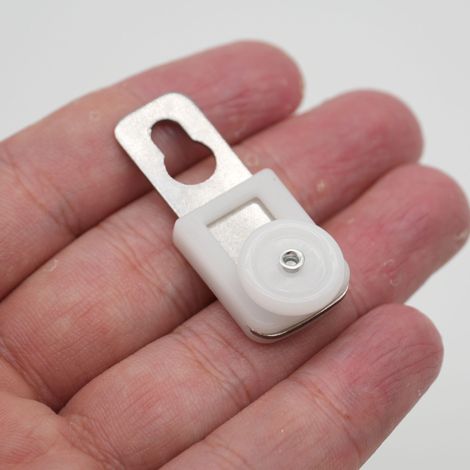 Gardinenrollen, altmodische Rollen aus Metalllegierungsstahlblech, universelles geräuschloses Gardinenzubehör, 50 Stück pro Packung. (1/5)