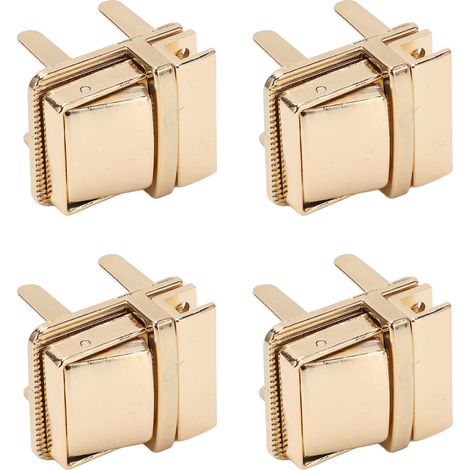Lot de 10 cadenas pour sac à main 2,3 x 2,8 cm / 0,9 x 1,1 po, design classique, attache en alliage remplaçable à monter soi-même (1/5)