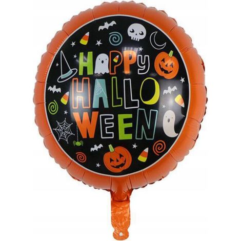 Ballon en aluminium d'Halloween, 18 pouces, 1 pièce.