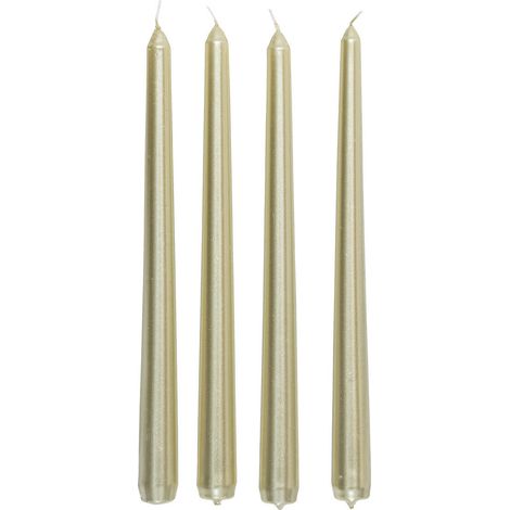 Kerzen Satin, 25 cm, 4er-Set (1/3)