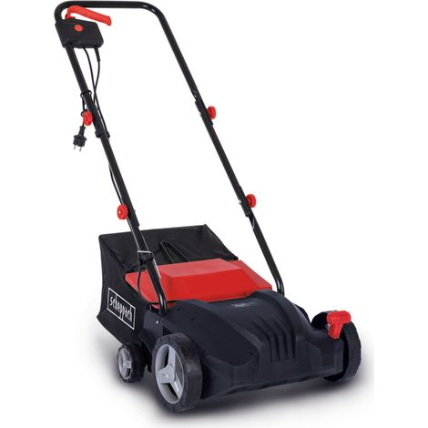 Scheppach Balayeuse peigne électrique pour gazon artificiel ELS1500 - 1500W - Brosse hélicoïdale incluse - Idéal pour le nettoyage des entrées de maisons et de jardins - Balayeuse mécanique