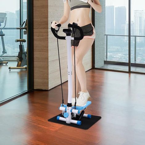 Fitness stepper avec accoudoirs, hauteur réglable stepper, maison appartement Bureau balcon escalier stepper Sport stepper, 29  39  110cm (1/5)