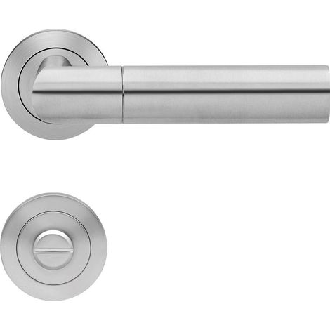 KARCHER DESIGN Drückergarnitur ER48 - Oregon, Bad, Edelstahl (1/3)