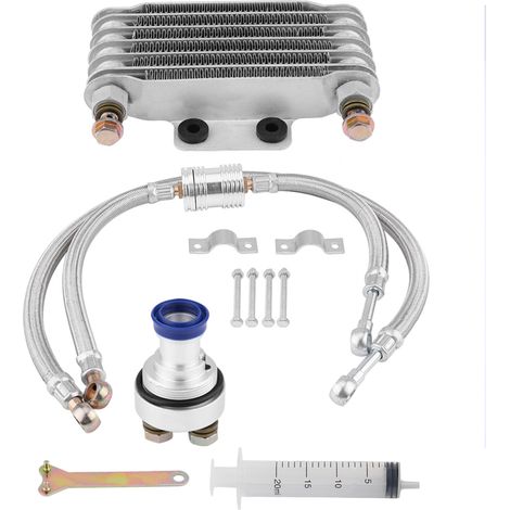 GY6 100CC 150CC Motorradmotor-Ölkühler-Kühlersystem-Kit - Schnelle Kühlung - Reduziert Verschleiß (Standard 85ML)
