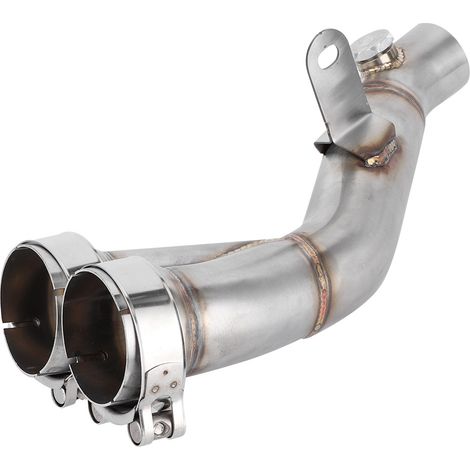 Tube intermédiaire d'échappement avec catalyseur supprimé, tube de liaison décatalysé compatible avec Yamaha YZFR6 2009-2014 (1/5)
