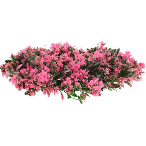 Couronne de Fleurs Artificielles Phalaenopsis, Aspect Réaliste, Plastique Rose, Facile à Installer, pour Porte D'entrée, Banquet et Réunion de Famille (1/5)