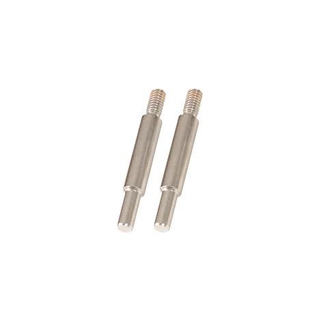 Adaptateur rond, 6 mm, pack de 2, chromée