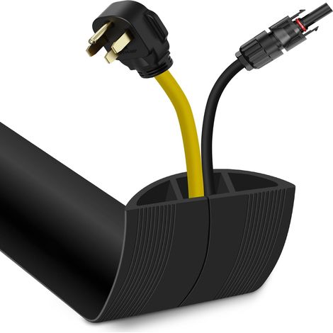 Passe Cable Sol Cache Cable Sol Auto-Adhésif 3M Cache Cable Sol Facile à Couper pour la Maison, Le Bureau, l'École, Les Concerts (1/5)