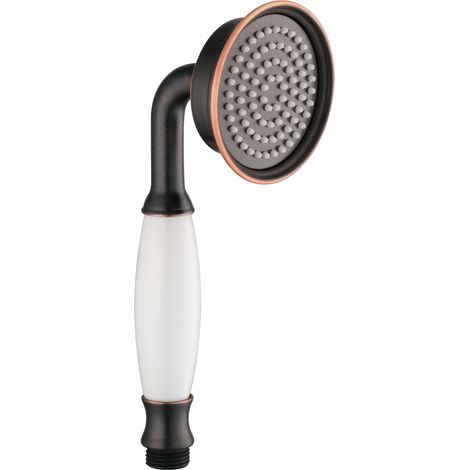 PaulGurkes Handbrause Duschkopf Nostalgie Retro Schwarz QP (1/3)