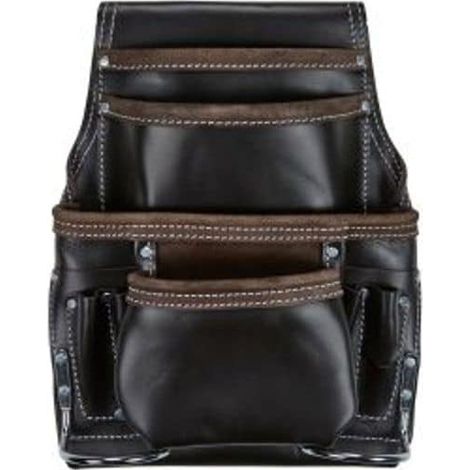 Bluespot Oil Tanned Leather Single Tool Nail Screw Pouch Rigger Bag