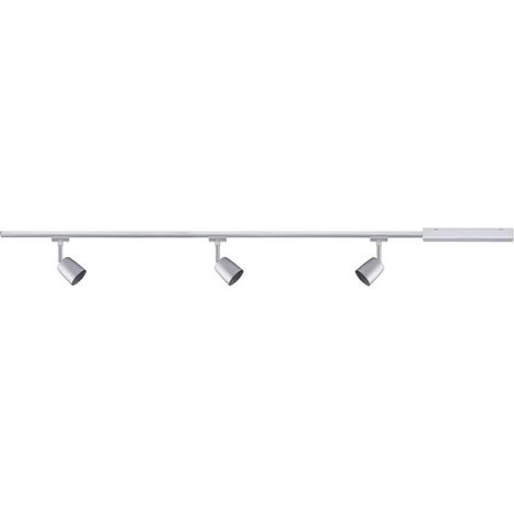 Paulmann Luminaire sur rail haute tension URail GU10 30 W LED chrome, chrome (mat) (1/4)