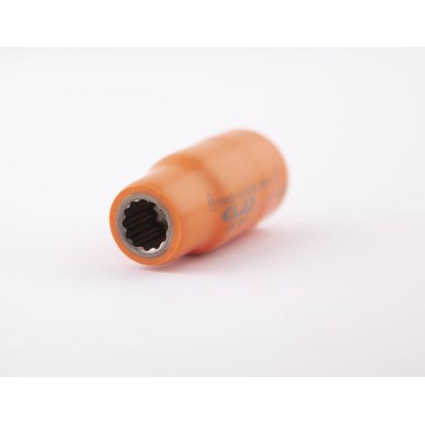 Douille 12 pans isolée 11mm 1/2'' 1000V VDE IEC 60900 CrV - OE 0251 - CLAS Equipements (1/2)
