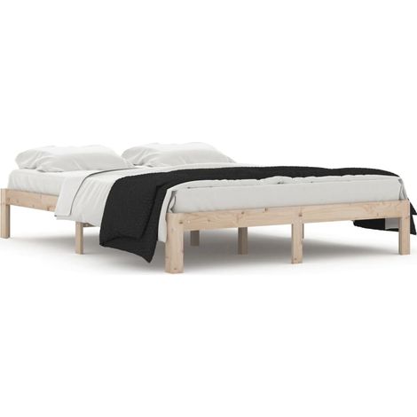 Maison Exclusive - Estructura de cama doble sin colchón madera ma