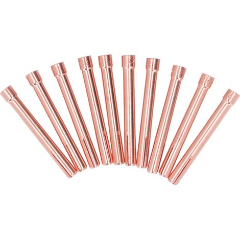 Lot de 10 pinces de serrage TIG 3/32 po 10N24 2,4 mm, de rechange pour torches de soudage WP17, 18 et 26 (1/5)