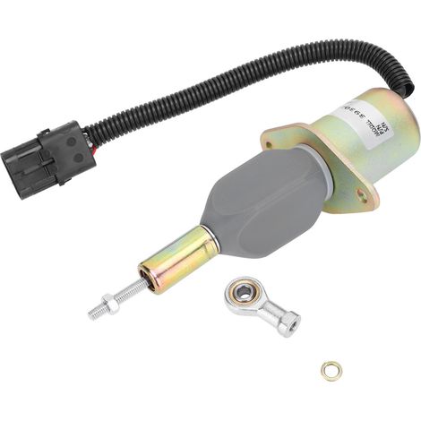 Kraftstoffabsperrventil für Baggermotor, Zubehör für elektrische Flammendurchschlagsicherung 3930233 DC12V (1/5)