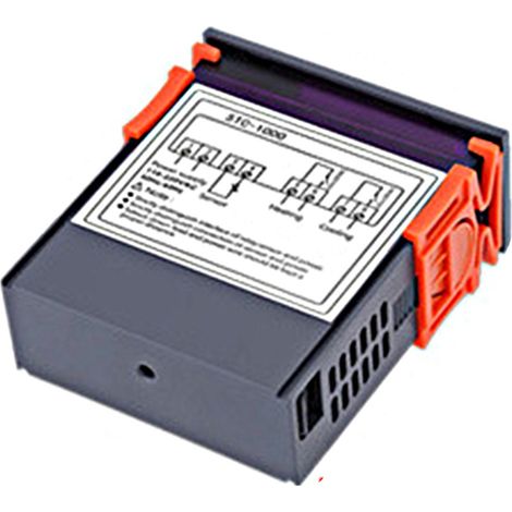 Contrôleur de température numérique STC-3000 avec affichage °C et °F, relais de chauffage et de refroidissement, sonde NTC, thermostat pour congélateur, réfrigérateur et écloserie (1/5)